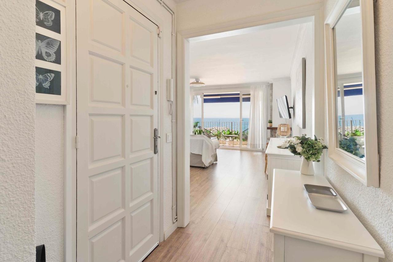 Apartamento Primera Linea De Mar Con Espectaculares Vistas Apartment Sant Pol De Mar Luaran gambar